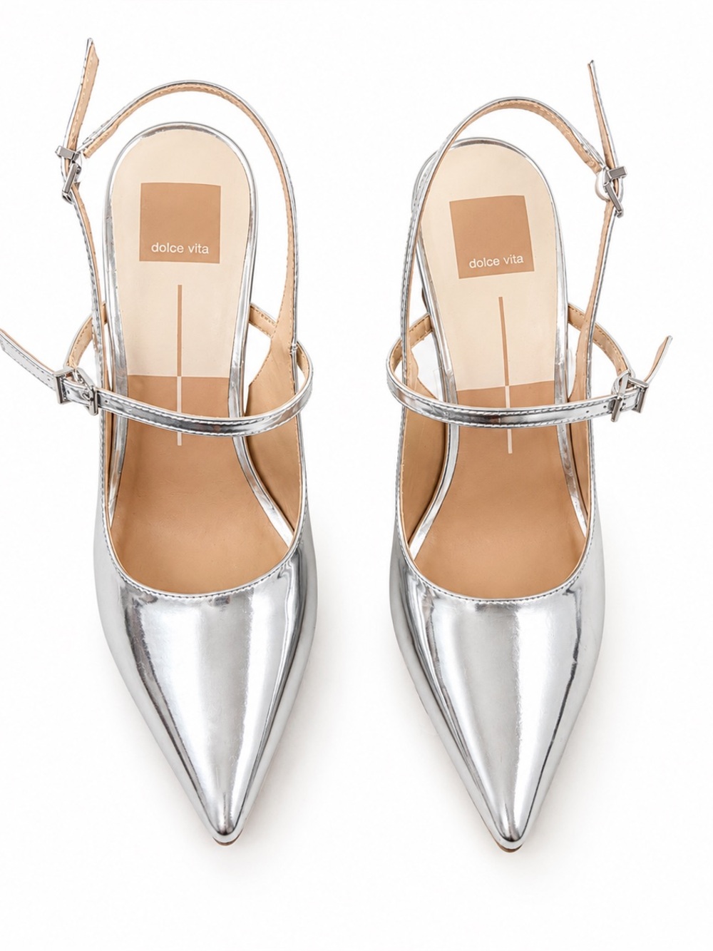 Dolce Vita Kieran Slingback Pump 7 M, SILVER MIRROR